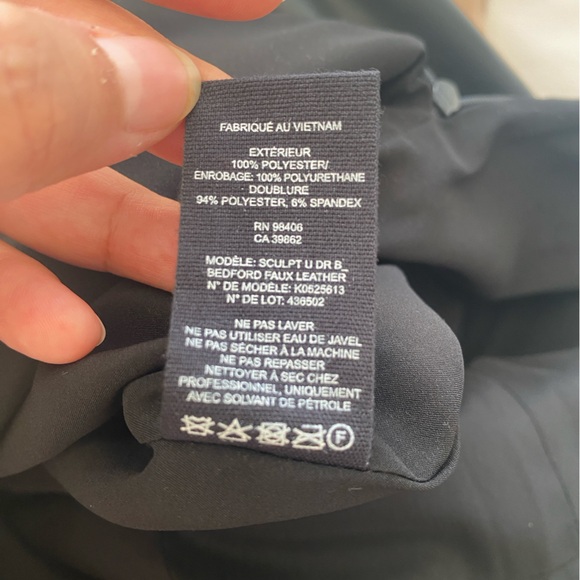 Theory Sculpt U faux leather dress - Picture 7 of 7